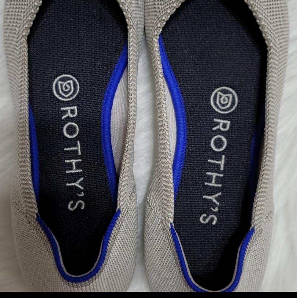 Rothys Gray Round Toe Flats - Picture 7 of 10
